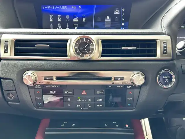 レクサス ＧＳ 300h Fスポーツ 兵庫県 2017(平29)年 3.7万km ホワイトノーヴァガラスフレーク 純正ナビ（AM/FM/CD/TV/BT)/フルセグTV/前方ドライブレコーダー/セーフティセンス/レーンキープアシスト/バックカメラ/プッシュスタート/革巻きステアリング/ステアリングヒーター/パドルシフト/クルーズコントロール（追従なし）/ビルドインETC/TVキャンセラー/シートメモリー/レザーシート/シートヒーター/ベンチレーション/リアサンシェード/純正フロアマット/ドアバイザー/純正19インチアルミホイール