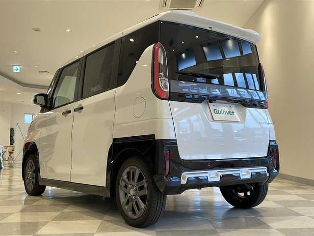 三菱 デリカミニ G プレミアム 福井県 2025(令7)年 0.1千km アメジストブラック/シルキーホワイト 純正9インチディスプレイオーディオ　/Bluetooth/USB/AppleCarPlay/AM/FM/アラウンドビューモニター　　/両側パワースライドドア/マイパイロット/衝突被害軽減システム/レーンキープアシスト　/ヒルディセントコントロール　/前後コーナーセンサー　/LEDオートライト　/オートマチックハイビーム/前後ドライブレコーダー/純正１５インチアルミホイール/ステアリングヒーター/シートヒーター/デジタルインナーミラー/リアサーキュレーター/スマートキー/スペアキー/サンシェード