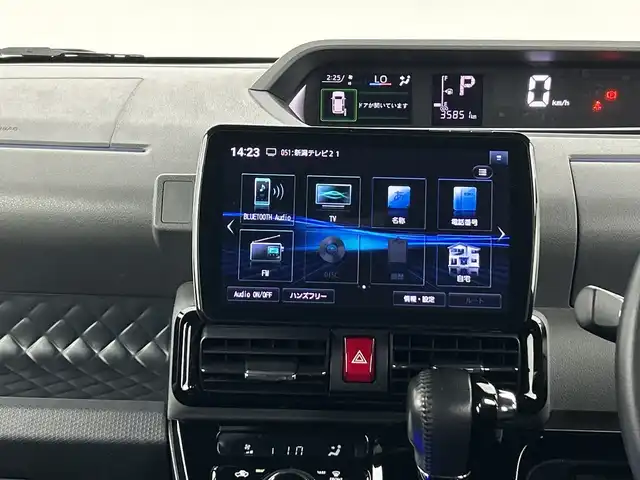 ダイハツ タント カスタム RS セレクション 新潟県 2020(令2)年 3.6万km シャイニングホワイトパール 禁煙車/社外フローティングナビ/フルセグ/　CD/DVD/SD/Bluetooth/全周囲カメラ/社外デジタルインナーミラー/　（ドライブレコーダー内蔵型）/コーナーセンサー/両側パワースライドドア/レーダークルーズコントロール/ハーフレザーシート/前席シートヒーター/衝突被害軽減ブレーキ/LEDヘッドライト/オートライト/フォグランプ/ロングスライドシート/電動格納式ミラー/ETC