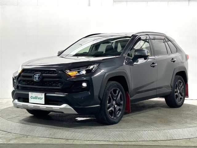 トヨタ ＲＡＶ４ ハイブリッド アドベンチャー 大阪府 2022(令4)年 1.7万km グレーメタリック 純正ナビ(フルセグ/Bluetooth) バックカメラ デジタルインナーミラー ETC 革シート パワーシート/ヒーター/エアコン 電動リアゲート 衝突軽減 レーダーC クリアランスソナー BSM
