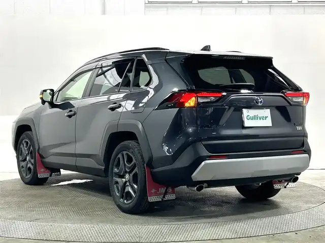 トヨタ ＲＡＶ４ ハイブリッド アドベンチャー 大阪府 2022(令4)年 1.7万km グレーメタリック 純正ナビ(フルセグ/Bluetooth) バックカメラ デジタルインナーミラー ETC 革シート パワーシート/ヒーター/エアコン 電動リアゲート 衝突軽減 レーダーC クリアランスソナー BSM