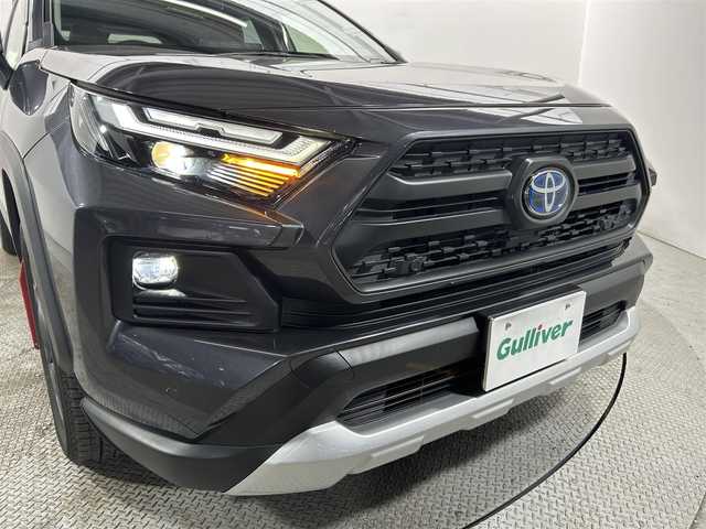 トヨタ ＲＡＶ４ ハイブリッド アドベンチャー 大阪府 2022(令4)年 1.7万km グレーメタリック 純正ナビ(フルセグ/Bluetooth) バックカメラ デジタルインナーミラー ETC 革シート パワーシート/ヒーター/エアコン 電動リアゲート 衝突軽減 レーダーC クリアランスソナー BSM