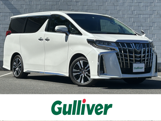 トヨタ アルファード S Cパッケージ 大阪府 2023(令5)年 4.2万km ホワイトパールクリスタルシャイン ナビ　/フルセグ　/Ｂｌｕｅｔｏｏｔｈ　/バックカメラ　/フリップダウンモニター　/サンルーフ　/両側パワースライドドア　/パワーバックドア　/ＢＳＭ　/デジタルインナーミラー　/スペアタイヤ　/ＡＣ１００Ｖ　/ＥＴＣ