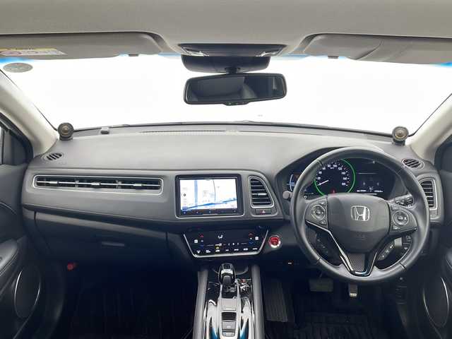 ホンダ ヴェゼル ハイブリッド 千葉県 2019(令1)年 3.6万km プラチナホワイトパール 社外ナビ/フルセグTV/バックカメラ　/衝突被害軽減ブレーキ/レーンキープアシスト/レーダークルーズコントロール/先行車先行お知らせ/パワーシート＆シートヒーター/ステアリングリモコン/LEDヘッドライト/パドルシフト