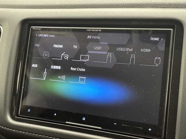 ホンダ ヴェゼル ハイブリッド 千葉県 2019(令1)年 3.6万km プラチナホワイトパール 社外ナビ/フルセグTV/バックカメラ　/衝突被害軽減ブレーキ/レーンキープアシスト/レーダークルーズコントロール/先行車先行お知らせ/パワーシート＆シートヒーター/ステアリングリモコン/LEDヘッドライト/パドルシフト