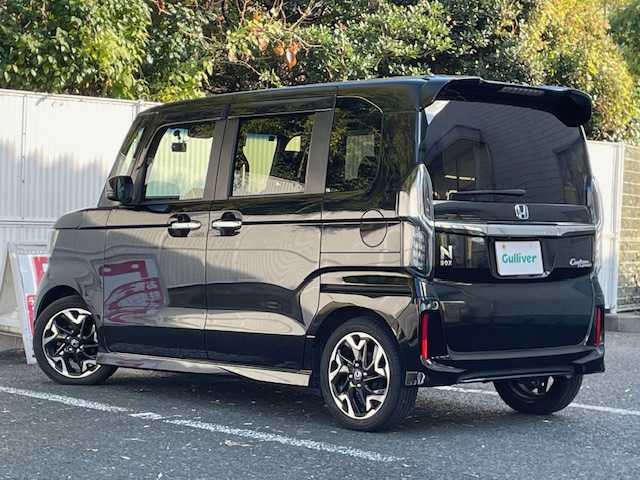 ホンダ Ｎ ＢＯＸ カスタム G L ターボ ホンダセンシング 茨城県 2018(平30)年 3.3万km クリスタルブラックパール 衝突軽減ブレーキ/ナビ【CD/FM/AM/ワンセグ】/両側パワースライドドア/クルーズコントロール/バックカメラ/車線維持支援システム/ETC/ドライブレコーダー/３眼LEDライト/フォグランプ/カーテンエアバッグ/横滑り防止装置/ターボ/スペアキー×１