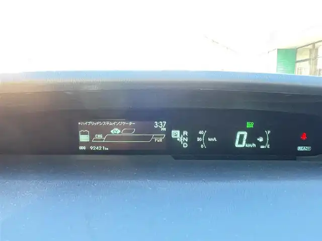 トヨタ プリウス L 長野県 2015(平27)年 9.3万km 白 ワンオーナー/保証書/取扱説明書/ワンセグテレビ/AM/FM/Bluetooth/プッシュスタート/パワーウィンドウ/アイドリングストップ/スマートキー/スペアキー/ETC/バックカメラ/純正フロアマット/純正15インチAW/オートライト/ハロゲンヘッドライト/ドアバイザー/電動格納ミラー