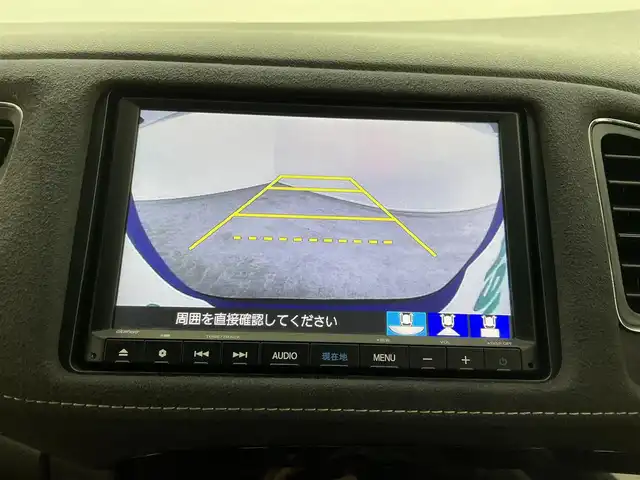 ホンダ ヴェゼル ハイブリッド RS ホンダセンシング 大分県 2019(令1)年 1.9万km プレミアムクリスタルブルークリスタル 純正ナビ/CD/DVD/BT/ワンセグ/ETC/電子パーキング/オートホールド/シートヒーター（Ｄ／Ｎ）/ホンダセンシング/衝突軽減ブレーキ/レーンキープアシスト/先行発進お知らせ/レーダークルーズ/バックカメラ/ハーフレザーシート/スペアキー×１