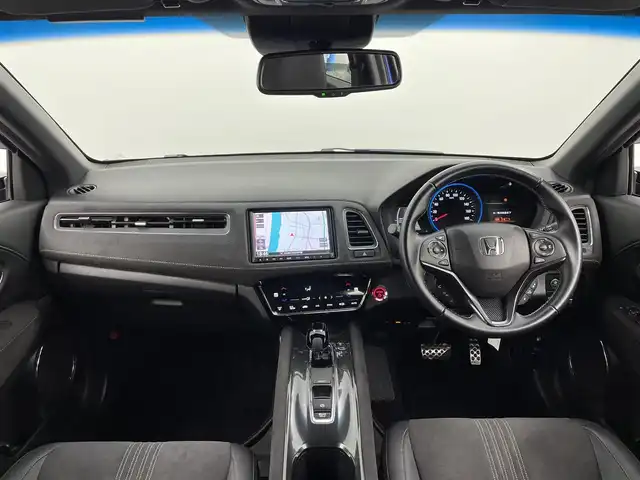 ホンダ ヴェゼル ハイブリッド RS ホンダセンシング 大分県 2019(令1)年 1.9万km プレミアムクリスタルブルークリスタル 純正ナビ/CD/DVD/BT/ワンセグ/ETC/電子パーキング/オートホールド/シートヒーター（Ｄ／Ｎ）/ホンダセンシング/衝突軽減ブレーキ/レーンキープアシスト/先行発進お知らせ/レーダークルーズ/バックカメラ/ハーフレザーシート/スペアキー×１