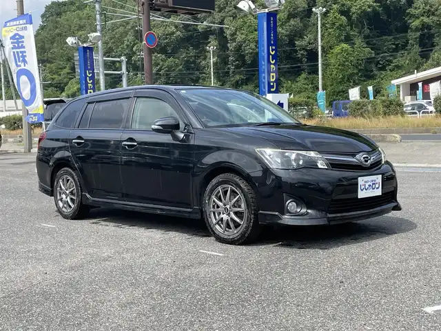トヨタ カローラ フィールダー 1．5G エアロツアラー W×B 山形県 2014(平26)年 8.9万km ブラックマイカ (株)IDOMが運営する【じしゃロン山形店】の自社ローン専用車両になります。/こちらは現金またはオートローンご利用時の価格です。/自社ローンご希望の方は別途その旨お申付け下さい。/メモリナビ/ビルトインETC/ALLパワーウィンドウ/ウィンカーミラー/ISOFIX/プッシュスタート/スマートキー/フォグランプ/純正フロアマット