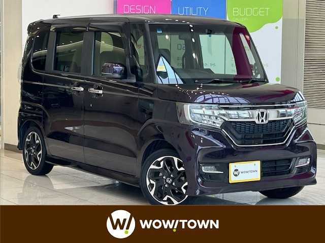 ホンダ Ｎ ＢＯＸ カスタム G L ターボ ホンダセンシング 埼玉県 2018(平30)年 4.5万km プレミアムベルベットパープル・パール ホンダセンシング /純正8インチナビ/　　CD/DVD/BT/フルセグ /バックカメラ /両側パワースライドドア /レーダークルーズコントロール /LEDオートライト /ハーフレザーシート /純正15インチアルミホイール/パドルシフト /ステアリングスイッチ/純正ETC