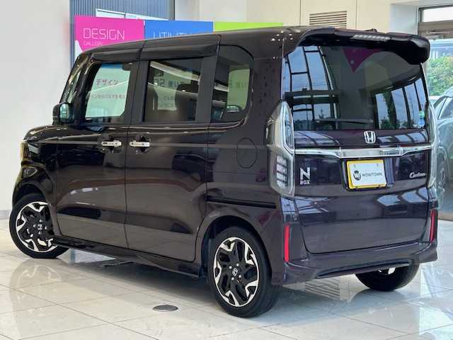ホンダ Ｎ ＢＯＸ カスタム G L ターボ ホンダセンシング 埼玉県 2018(平30)年 4.5万km プレミアムベルベットパープル・パール ホンダセンシング /純正8インチナビ/　　CD/DVD/BT/フルセグ /バックカメラ /両側パワースライドドア /レーダークルーズコントロール /LEDオートライト /ハーフレザーシート /純正15インチアルミホイール/パドルシフト /ステアリングスイッチ/純正ETC