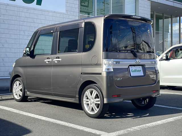 ダイハツ タント カスタム RS 静岡県 2012(平24)年 6.6万km ブロンズオリーブパールメタリック メモリーナビ/地デジTV/CD/DVD/Bluetooth/バックカメラ/パワースライドドア/スマートキー/ディスチャージ/純正15インチAW/フォグランプ/オーバーヘッドコンソール