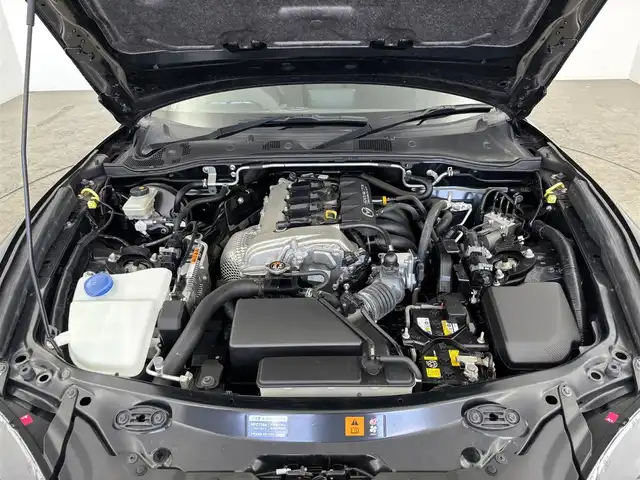 マツダ ロードスター S スペシャルパッケージ 大分県 2019(平31)年 4.2万km ジェットブラックマイカ 純正ナビ/（フルセグ/CD/DVD/Bluetooth）/衝突軽減ブレーキ/ETC/シートヒーター/ステアリングスイッチ/パドルシフト/クリアランスソナー/ブラインドスポットモニター/純正アルミホイール