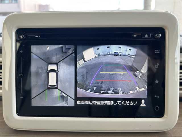 スズキ ラパン S 大阪府 2016(平28)年 5.4万km コフレピンクパールメタリック 純正メモリナビ/(フルセグTV/Bluetooth/CD/DVD)/全方位モニター/衝突被害軽減システム/横滑り防止装置/盗難防止装置/アイドリングストップ/純正フロアマット/ベンチシート/シートヒーター/ドライブレコーダー/ETC/取扱説明書/保証書/スペアキー×１
