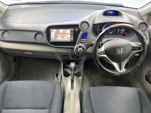 ホンダ インサイト L 大阪府 2009(平21)年 9万km ポリッシュドメタルメタリック 純正７インチHDDナビ/TV/CD/DVD/バックカメラ/ETC/社外１５インチAW/前方ドライブレコーダー