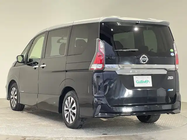 日産 セレナ ハイウェイスター プロパイロットED 栃木県 2016(平28)年 6.7万km ダイヤモンドブラック 2トーン 純正ナビ(MM516D-L)/(フルセグTV・Bluetooth・CD・DVD・Blu-ray・SD・USB)/後席モニター/プロパイロット/衝突軽減ブレーキ/レーンキープアシスト/オートクルーズコントロール/前後コーナーセンサー/バックカメラ/シルバールーフ2トーン/両側パワースライドドア/電動パーキングブレーキ/オートホールド/LEDヘッドライト/オートライト/フロントフォグランプ/前席シートヒーター/アイドリングストップ/純正アルミホイール/純正フロアマット/ビルトインETC/スマートキー