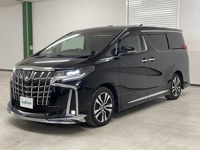 トヨタ アルファード S Cパッケージ 熊本県 2020(令2)年 2万km ブラック 純正ナビ（ラジオ/フルセグ/ＢＴ/ＣＤ/ＤＶＤ/ＵＳＢ）/ＥＴＣ２．０/ドライブレコーダー/レーダークルーズコントロール/サンルーフ/フリップダウンモニター/バックカメラ/両側パワースライドドア/シートヒーター・エアシート/全席パワーシート（メモリシート）/パワーバックドア/ハンドルヒーター/置くだけ充電器/オートハイビーム/レーンキープアシスト/横滑り防止装置/衝突軽減システム/オットマン/デジタルインナーミラー/フロアマット/ドアバイザー/プッシュスタート/スマートキー