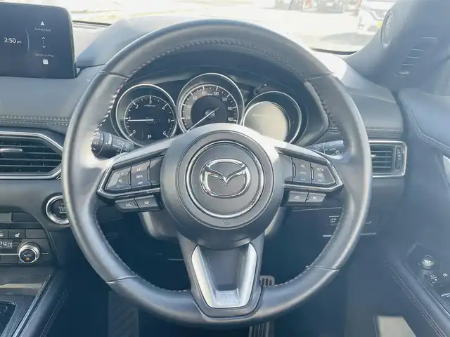 マツダ ＣＸ－８ XD ブラックトーンエディション 熊本県 2023(令5)年 2万km ポリメタルグレーM 純正ナビ/・AM/FM/USB/BT/SD/・アップルカープレイ/アンドロイドオート/・フルセグTV/スマートシティブレーキサポート/AT誤発進抑制装置/レーンキープアシストサポート/クルージング＆トラフィックサポート/ブラインドスポットモニター/360°ビュー/ハイビームコントロールシステム/ヘッドアップディスプレイ/置くだけ充電/前席パワーシート/前席シートヒーター/LEDヘッドライト/ETC2.0/パワーバックドア/革巻きステアリング/ステアリングスイッチ/電動パーキングブレーキ/オートホールドブレーキ/社外コイルマット/純正アルミホイール/電動格納ミラー/ウインカーミラー