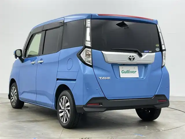 トヨタ タンク カスタムG 岡山県 2019(令1)年 5.7万km ファインブルーマイカメタリック 純正9インチナビ/・FM/AM/Bluetooth/フルセグ/CD/DVD/バックカメラ/12.1インチフリップダウンモニター/ビルトインETC/ドライブレコーダー/両側パワースライドドア/スマートアシスト/・衝突軽減ブレーキ/・レーンキープアシスト/・クルーズコントロール/・コーナーセンサー/・オートハイビーム/LEDヘッドライト/純正フロアマット/純正14インチアルミ/ドアバイザー