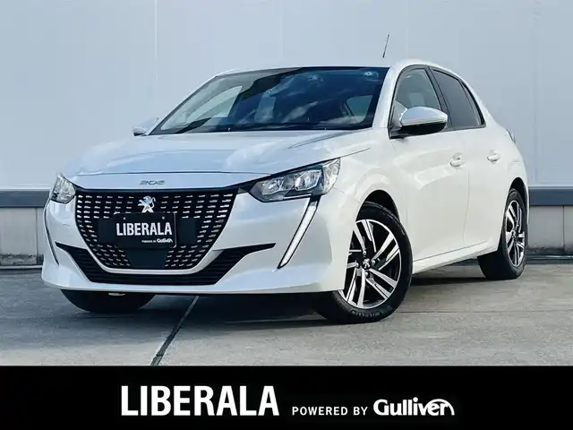 プジョー ２０８ アリュール 東京都 2021(令3)年 2.4万km 白 純正ナビ/Ｂカメラ/ハーフレザーシート/Ａｐｐｌｅ　ＣａｒＰｌａｙ/Ａｎｄｏｒｏｉｄｏ　Ａｕｔｏ/ＥＴＣ/前後ドライブレコーダー/ＵＳＢ／ＢＴオーディオ/ＡＣＣ/レーンキープ/パーキングアシスト