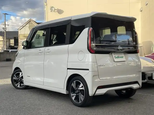 日産 ルークス HWS Gターボ プロパイロットED 和歌山県 2020(令2)年 4.2万km ホワイトパール プロパイロット/エマージェンシーブレーキ/ACC/純正9インチメモリーナビ・フルセグTV・CD・DVD/　Bluetooth・AUX/全方位カメラ/両側パワースライドドア/LEDヘッドライト/前後ドライブレコーダー/オートホールドPブレーキ/スマートキー/スペアキー/保証書/取扱説明書