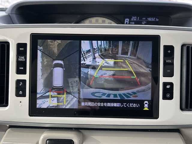 ダイハツ ムーヴ キャンバス G メイクアップ VS SAⅢ 秋田県 2022(令4)年 4.7万km パールホワイトⅢ/ナチュラルベージュマイカメタリック 2トーン 純正SDナビ/純正CD、DVD、TV、BT/バックカメラ、全方位カメラ/ドライブレコーダー/両側パワースライドア/コーナーセンサー/ETC/４WD