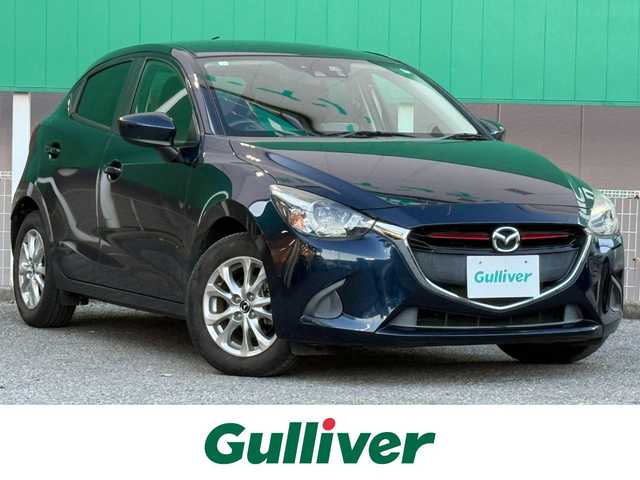 マツダ デミオ XD 千葉県 2014(平26)年 2.3万km ディープクリスタルブルーマイカ 純正ナビ（ＣＤ／ＤＶＤ／ＵＳＢ／Ｂｌｕｅｔｏｏｔｈ）/ブラインドスポットモニター/バックカメラ/衝突軽減ブレーキ/車線逸脱システム/横滑り防止装置/クルーズコントロール/アイドリングストップ/ＥＴＣ/オートライト