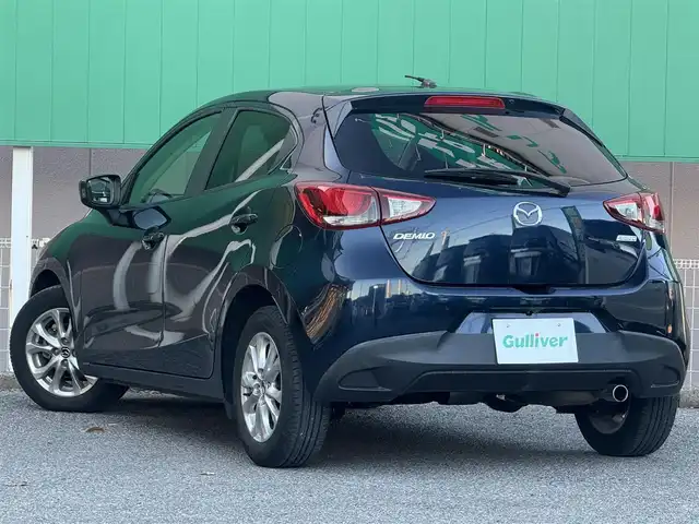 マツダ デミオ XD 千葉県 2014(平26)年 2.3万km ディープクリスタルブルーマイカ 純正ナビ（ＣＤ／ＤＶＤ／ＵＳＢ／Ｂｌｕｅｔｏｏｔｈ）/ブラインドスポットモニター/バックカメラ/衝突軽減ブレーキ/車線逸脱システム/横滑り防止装置/クルーズコントロール/アイドリングストップ/ＥＴＣ/オートライト