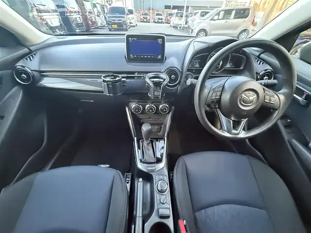 マツダ デミオ XD 千葉県 2014(平26)年 2.3万km ディープクリスタルブルーマイカ 純正ナビ（ＣＤ／ＤＶＤ／ＵＳＢ／Ｂｌｕｅｔｏｏｔｈ）/ブラインドスポットモニター/バックカメラ/衝突軽減ブレーキ/車線逸脱システム/横滑り防止装置/クルーズコントロール/アイドリングストップ/ＥＴＣ/オートライト