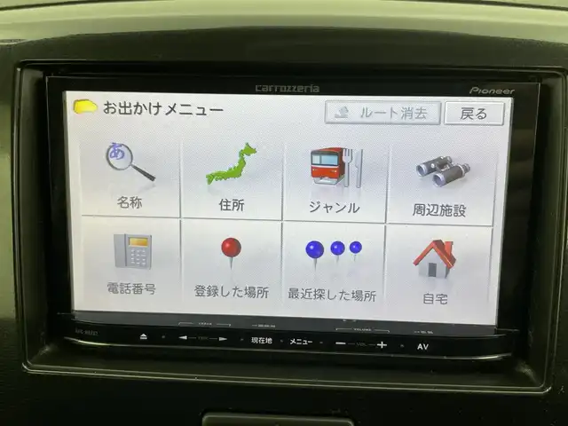 スズキ ワゴンＲ スティングレー T 富山県 2013(平25)年 3万km ミステリアスバイオレットパール 社外ナビ（AM/FM/ワンセグ）/アイドリングストップ/純正アルミホイール/社外フロアマット/オートキセノンライト/フォグライト/革巻きステアリング/ステアリングスイッチ/パドルシフト/プッシュスタート/スマートキー/スペアキー