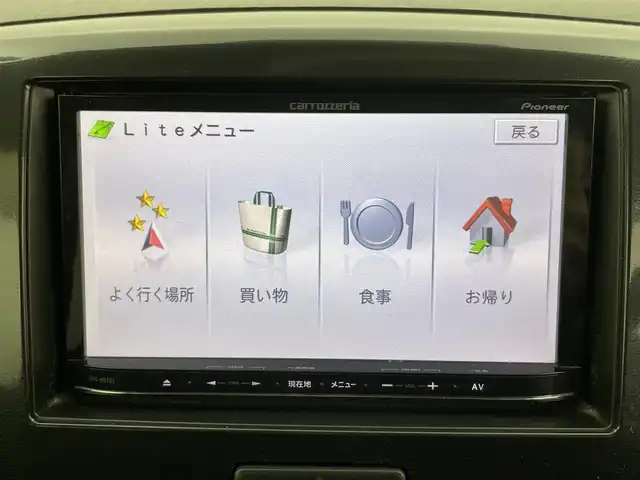 スズキ ワゴンＲ スティングレー T 富山県 2013(平25)年 3万km ミステリアスバイオレットパール 社外ナビ（AM/FM/ワンセグ）/アイドリングストップ/純正アルミホイール/社外フロアマット/オートキセノンライト/フォグライト/革巻きステアリング/ステアリングスイッチ/パドルシフト/プッシュスタート/スマートキー/スペアキー
