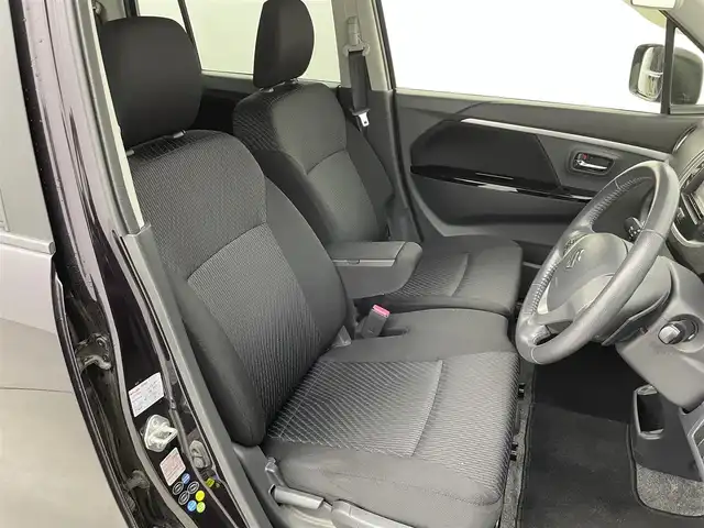 スズキ ワゴンＲ スティングレー T 富山県 2013(平25)年 3万km ミステリアスバイオレットパール 社外ナビ（AM/FM/ワンセグ）/アイドリングストップ/純正アルミホイール/社外フロアマット/オートキセノンライト/フォグライト/革巻きステアリング/ステアリングスイッチ/パドルシフト/プッシュスタート/スマートキー/スペアキー