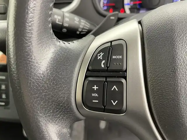 スズキ ワゴンＲ スティングレー T 富山県 2013(平25)年 3万km ミステリアスバイオレットパール 社外ナビ（AM/FM/ワンセグ）/アイドリングストップ/純正アルミホイール/社外フロアマット/オートキセノンライト/フォグライト/革巻きステアリング/ステアリングスイッチ/パドルシフト/プッシュスタート/スマートキー/スペアキー
