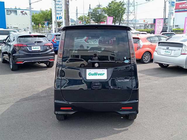 スズキ パレット ＳＷ XS 福井県 2012(平24)年 10.2万km ブルーイッシュブラックパール3 SDナビ（CN-S300D）/・（フルセグTV/CD/DVD/Bluetooth）/バックカメラ/ETC/両側スライド（左側パワースライド）ドア/純正14インチAW/純正フロアマット/スマートキー