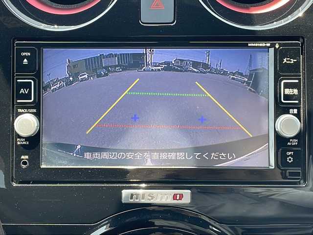 日産 ノート e－パワー ニスモ 三重県 2017(平29)年 4.7万km スーパーブラック 純正ナビ(AM/FM/CD/DVD/TV/BT)/バックカメラ/スペアキー/革巻きステアリング/純正フロアマット/ETC/オートライト/電動格納ミラー/禁煙車