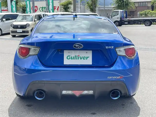 スバル ＢＲＺ S 愛媛県 2014(平26)年 7.3万km WRブルーマイカ ENKEI18インチAW(ADVANタイヤ)/TANABEマフラー(純正あり)/HKS製HIPERMAXダンパー/BLITZ製FLDメーター/タワーバー/社外7インチナビ【MDV-L505W】/　CD/DVD/Bluetooth/フルセグTV/バックカメラ/前後ドライブレコーダー/プッシュスタート/ETC/ルームミラー型GPSレーダー/電動格納ミラー/フロアマット