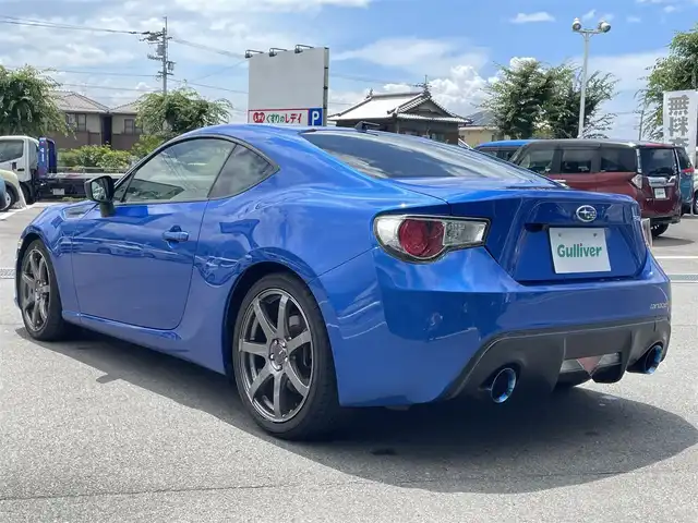 スバル ＢＲＺ S 愛媛県 2014(平26)年 7.3万km WRブルーマイカ ENKEI18インチAW(ADVANタイヤ)/TANABEマフラー(純正あり)/HKS製HIPERMAXダンパー/BLITZ製FLDメーター/タワーバー/社外7インチナビ【MDV-L505W】/　CD/DVD/Bluetooth/フルセグTV/バックカメラ/前後ドライブレコーダー/プッシュスタート/ETC/ルームミラー型GPSレーダー/電動格納ミラー/フロアマット