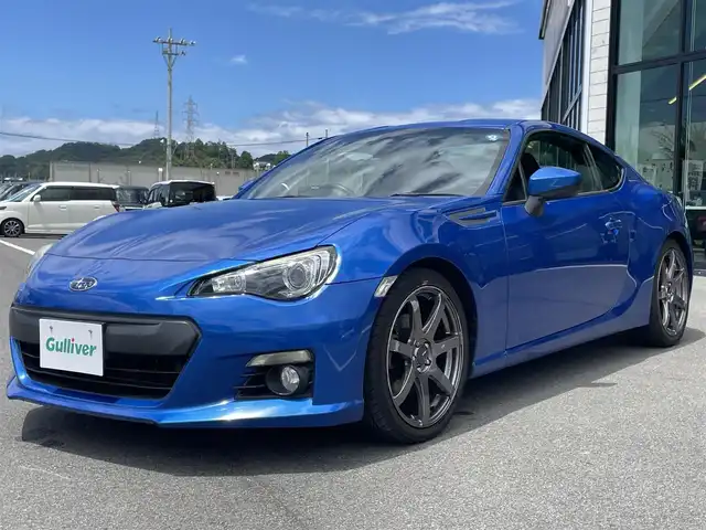 スバル ＢＲＺ S 愛媛県 2014(平26)年 7.3万km WRブルーマイカ ENKEI18インチAW(ADVANタイヤ)/TANABEマフラー(純正あり)/HKS製HIPERMAXダンパー/BLITZ製FLDメーター/タワーバー/社外7インチナビ【MDV-L505W】/　CD/DVD/Bluetooth/フルセグTV/バックカメラ/前後ドライブレコーダー/プッシュスタート/ETC/ルームミラー型GPSレーダー/電動格納ミラー/フロアマット