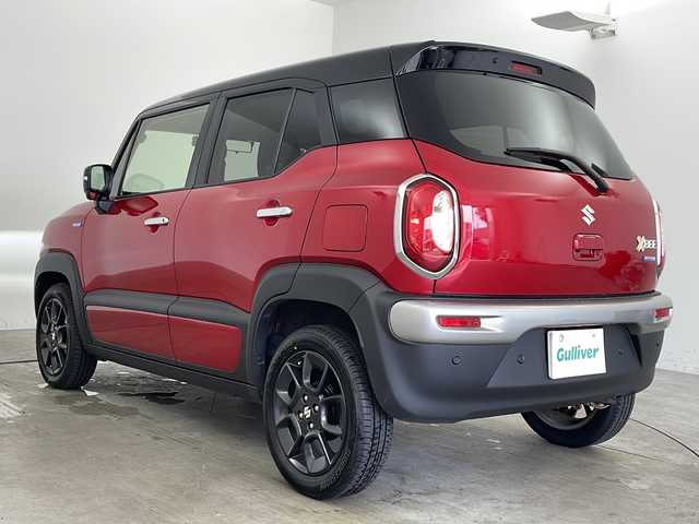 スズキ クロスビー HYBRID MZ 兵庫県 2021(令3)年 1.8万km バーニングレッドパールメタリック/ブラック2トーン ・デュアルカメラブレーキサポート/・誤発進抑制機能/・後退時ブレーキサポート/・後方誤発進抑制機能/・車線維持支援機能/・車線逸脱警報機能/・ふらつき警報機能/・先行車発進お知らせ機能/・アダプティブクルーズコントロール/・ハイビームアシスト/・エマージェンシーストップシグナル/・純正8インチナビ＆TV＆BT＆DVD＆CD/・全方位カメラ/・パドルシフト/・ビルトインETC/・LEDヘッドライト/・LEDフロントフォグ/・パーキングアシスト/・革巻きステアリング/・スマートキー/・スペアキー/・プッシュスタート/・純正前後ドライブレコーダー/・純正17インチアルミホイール/・純正フロアマット
