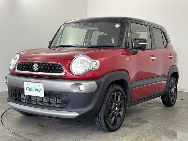 スズキ クロスビー HYBRID MZ 兵庫県 2021(令3)年 1.8万km バーニングレッドパールメタリック/ブラック2トーン ・デュアルカメラブレーキサポート/・誤発進抑制機能/・後退時ブレーキサポート/・後方誤発進抑制機能/・車線維持支援機能/・車線逸脱警報機能/・ふらつき警報機能/・先行車発進お知らせ機能/・アダプティブクルーズコントロール/・ハイビームアシスト/・エマージェンシーストップシグナル/・純正8インチナビ＆TV＆BT＆DVD＆CD/・全方位カメラ/・パドルシフト/・ビルトインETC/・LEDヘッドライト/・LEDフロントフォグ/・パーキングアシスト/・革巻きステアリング/・スマートキー/・スペアキー/・プッシュスタート/・純正前後ドライブレコーダー/・純正17インチアルミホイール/・純正フロアマット