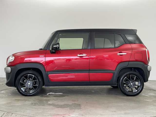スズキ クロスビー HYBRID MZ 兵庫県 2021(令3)年 1.8万km バーニングレッドパールメタリック/ブラック2トーン ・デュアルカメラブレーキサポート/・誤発進抑制機能/・後退時ブレーキサポート/・後方誤発進抑制機能/・車線維持支援機能/・車線逸脱警報機能/・ふらつき警報機能/・先行車発進お知らせ機能/・アダプティブクルーズコントロール/・ハイビームアシスト/・エマージェンシーストップシグナル/・純正8インチナビ＆TV＆BT＆DVD＆CD/・全方位カメラ/・パドルシフト/・ビルトインETC/・LEDヘッドライト/・LEDフロントフォグ/・パーキングアシスト/・革巻きステアリング/・スマートキー/・スペアキー/・プッシュスタート/・純正前後ドライブレコーダー/・純正17インチアルミホイール/・純正フロアマット