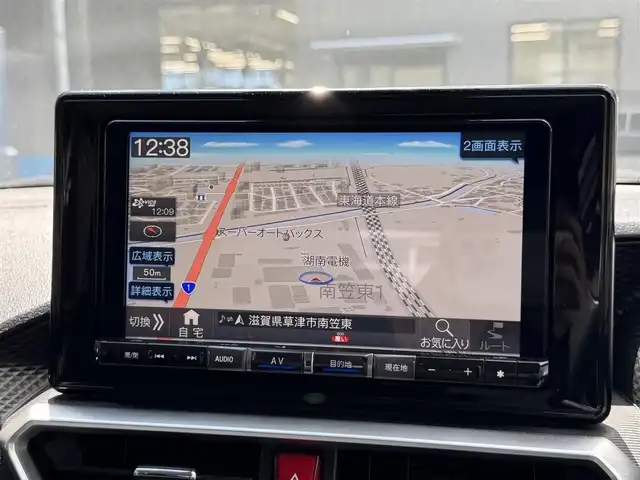 ダイハツ ロッキー プレミアム G HEV 滋賀県 2021(令3)年 5.3万km レーザーブルークリスタルシャイン ナビ/フルセグ/バックカメラ/コーナーセンサー/レーンキープアシスト/衝突軽減装置/クルーズコントロール/スマートアシスト/LEDヘッドライト/シートヒーター（前席）/ハーフレザーシート/純正16インチアルミホイール/プッシュスタート