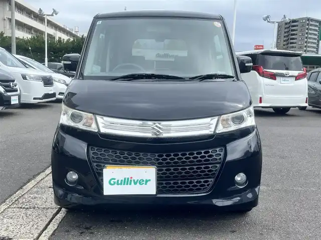 スズキ パレット ＳＷ XS 島根県 2010(平22)年 13.9万km ブルーイッシュブラックパール3 社外ＤＶＤプレーヤー　/左パワースライドドア　/スマートキー　/プッシュスタート　/運転席シートヒーター　/純正１４インチＡＷ　/オートライト　/オートエアコン　/ウィンカーミラー　/リアスポイラー　/純正フロアマット　/ドアバイザー