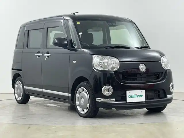 ダイハツ ムーヴ キャンバス X ブラックインテリア リミテッド SAⅢ 道央・札幌 2018(平30)年 3.5万km ブラックマイカメタリック ・４ＷＤ　/スマートアシスト/・衝突被害軽減ブレーキ　/・純正メモリナビ/・CD/DVD/SD/フルセグTV/USB/BT)　/・両側パワースライドドア　/・オートハイビーム　/・パノラマモニター　/・ベンチシート　/・電動格納ミラー　/・ドアバイザー　/・フォグランプ　/・ヘッドライトレベライザー　/・横滑り防止/・スマートキー