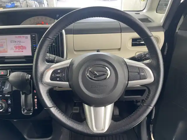 ダイハツ ムーヴ キャンバス X ブラックインテリア リミテッド SAⅢ 道央・札幌 2018(平30)年 3.5万km ブラックマイカメタリック ・４ＷＤ　/スマートアシスト/・衝突被害軽減ブレーキ　/・純正メモリナビ/・CD/DVD/SD/フルセグTV/USB/BT)　/・両側パワースライドドア　/・オートハイビーム　/・パノラマモニター　/・ベンチシート　/・電動格納ミラー　/・ドアバイザー　/・フォグランプ　/・ヘッドライトレベライザー　/・横滑り防止/・スマートキー