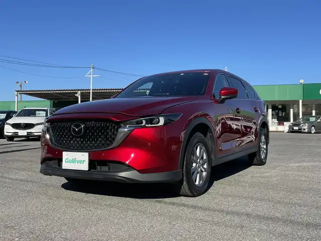 マツダ ＣＸ－８ XD スマートエディション 千葉県 2023(令5)年 5.5万km ソウルレッドクリスタルM スマートブレーキサポート/360°カメラ/10.25インチマツダコネクトナビ/運転席パワーシート/前席シートヒーター/パワーバックドア/クルージング&トラフィックサポート/レーダークルーズコントロール/レーンキープアシスト/速度標識警報/車線逸脱警報/ブラインドスポットモニター/ヘッドアップディスプレイ/前後コーナーセンサー/アダプティブLEDヘッドライト/ワイヤレス充電/ステアリングヒーター/純正17インチアルミホイール/サイド＆カーテンエアバッグ