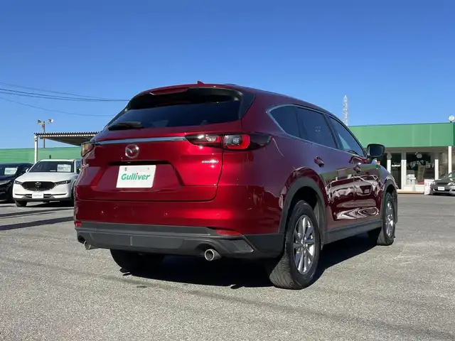 マツダ ＣＸ－８ XD スマートエディション 千葉県 2023(令5)年 5.5万km ソウルレッドクリスタルM スマートブレーキサポート/360°カメラ/10.25インチマツダコネクトナビ/運転席パワーシート/前席シートヒーター/パワーバックドア/クルージング&トラフィックサポート/レーダークルーズコントロール/レーンキープアシスト/速度標識警報/車線逸脱警報/ブラインドスポットモニター/ヘッドアップディスプレイ/前後コーナーセンサー/アダプティブLEDヘッドライト/ワイヤレス充電/ステアリングヒーター/純正17インチアルミホイール/サイド＆カーテンエアバッグ