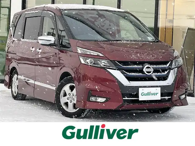 日産 セレナ ハイウェイスター プロパイロットED 道南・函館 2016(平28)年 5.2万km マルーンレッド /社外ナビ//フルセグTV//エンジンスターター//ドライブレコーダー//ETC//パワースライドドア//デジタルインナーミラー//クルーズコントロール//コーナーセンサー//オートライト//衝突軽減ブレーキ/