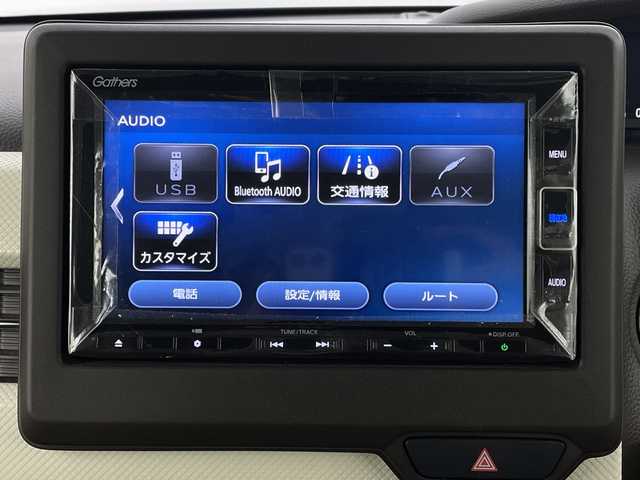 ホンダ Ｎ ＢＯＸ EX 新潟県 2021(令3)年 1.6万km クリスタルブラックパール 純正メモリナビ　型式VXM-224VFi/CD/DVD/BT/バックカメラ/フルセグ/片側パワースライドドア/ETC/シートヒーター　D席/N席/キセノン/コーナーセンサー/オートライト/ホンダセンシング